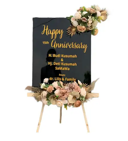Papan Bunga Akrilik Nabunage